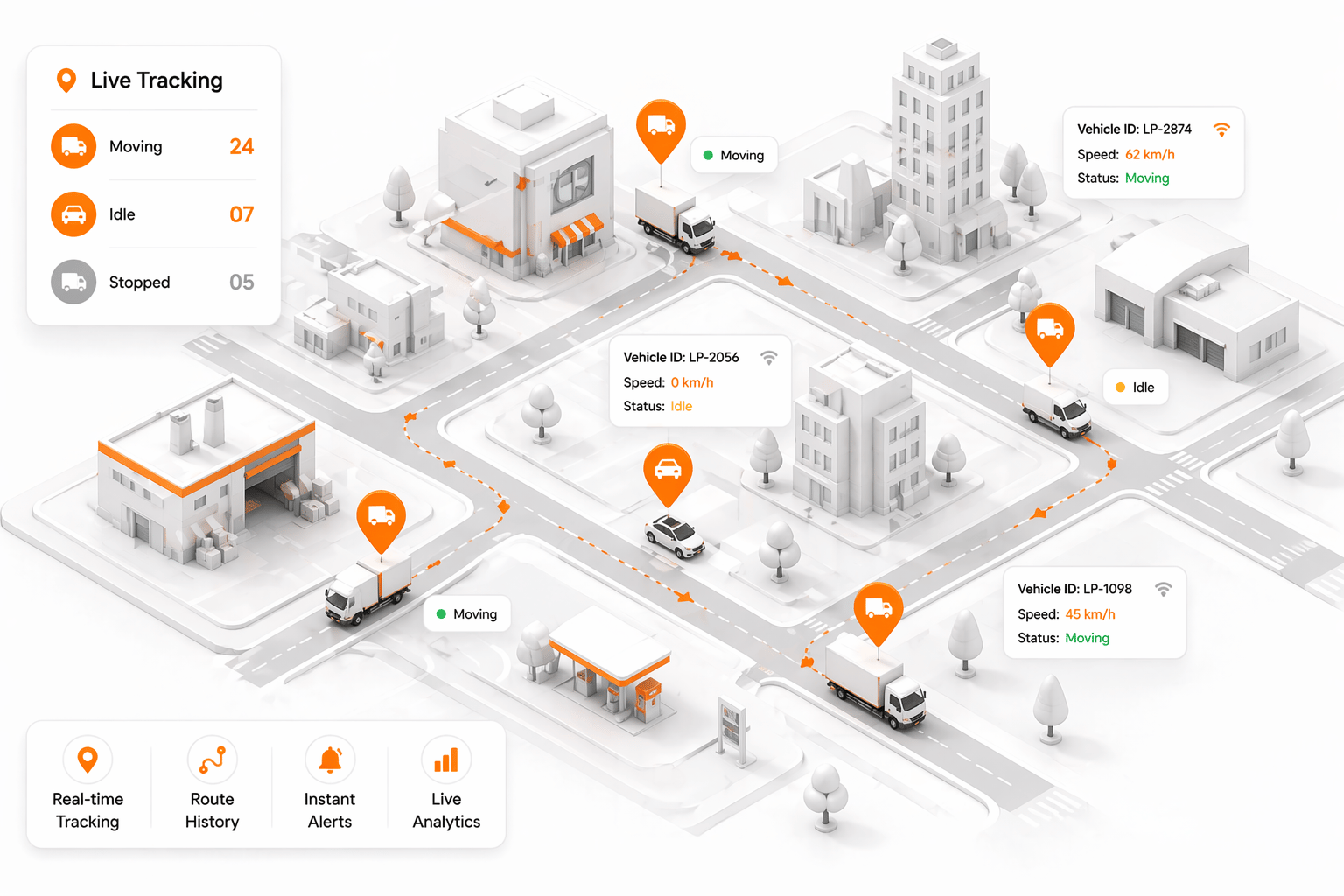 Real-time fleet tracking that dispatchers trust