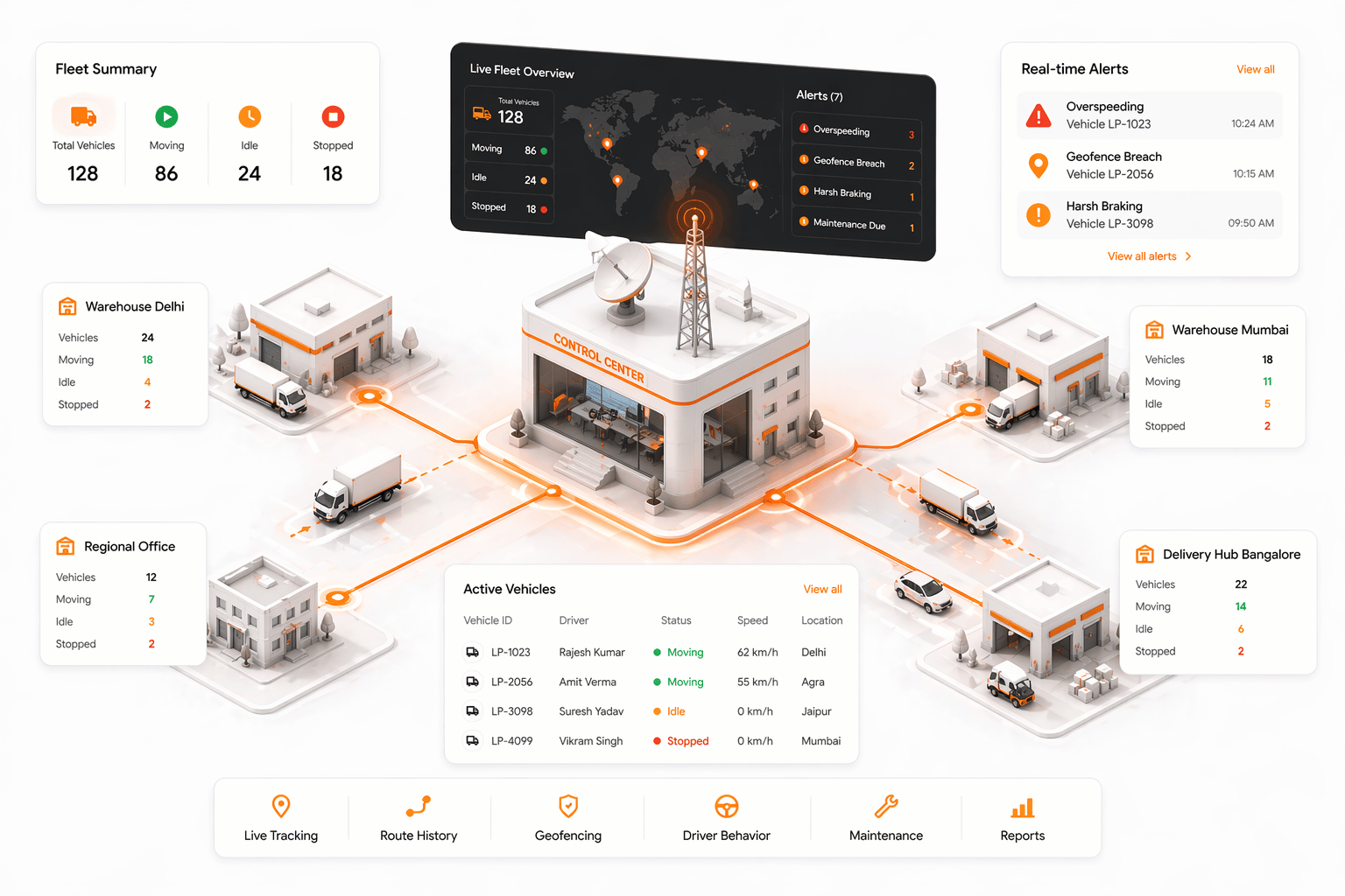 A control center designed for daily operations