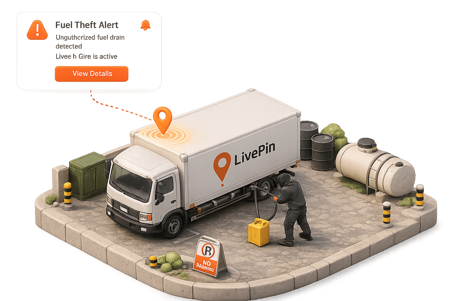Isometric illustration: Fuel integrity
