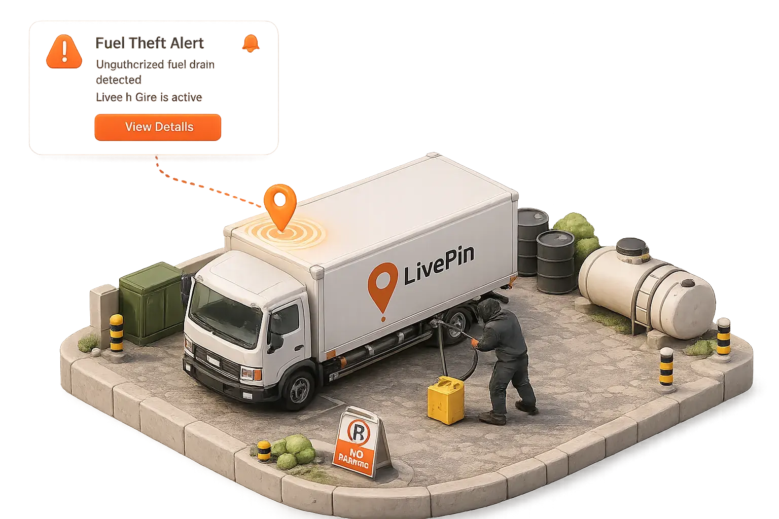 Isometric illustration: Fuel integrity